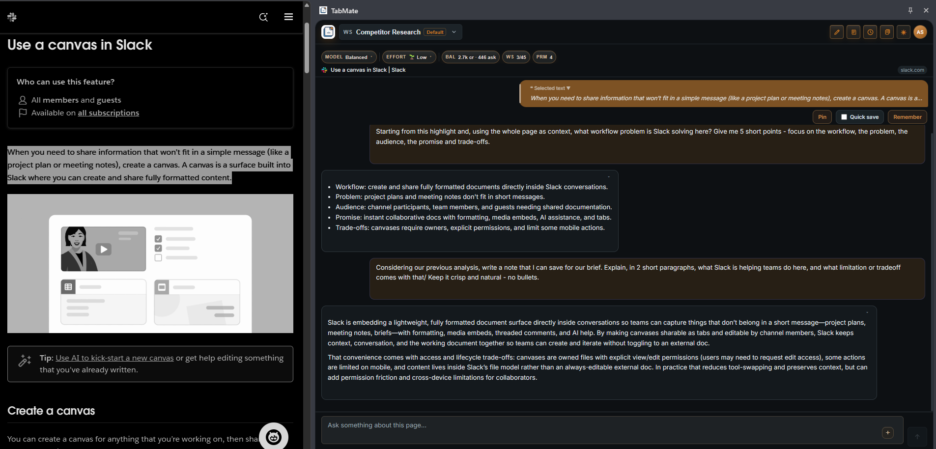 TabMate - The Competitor Research Copilot
