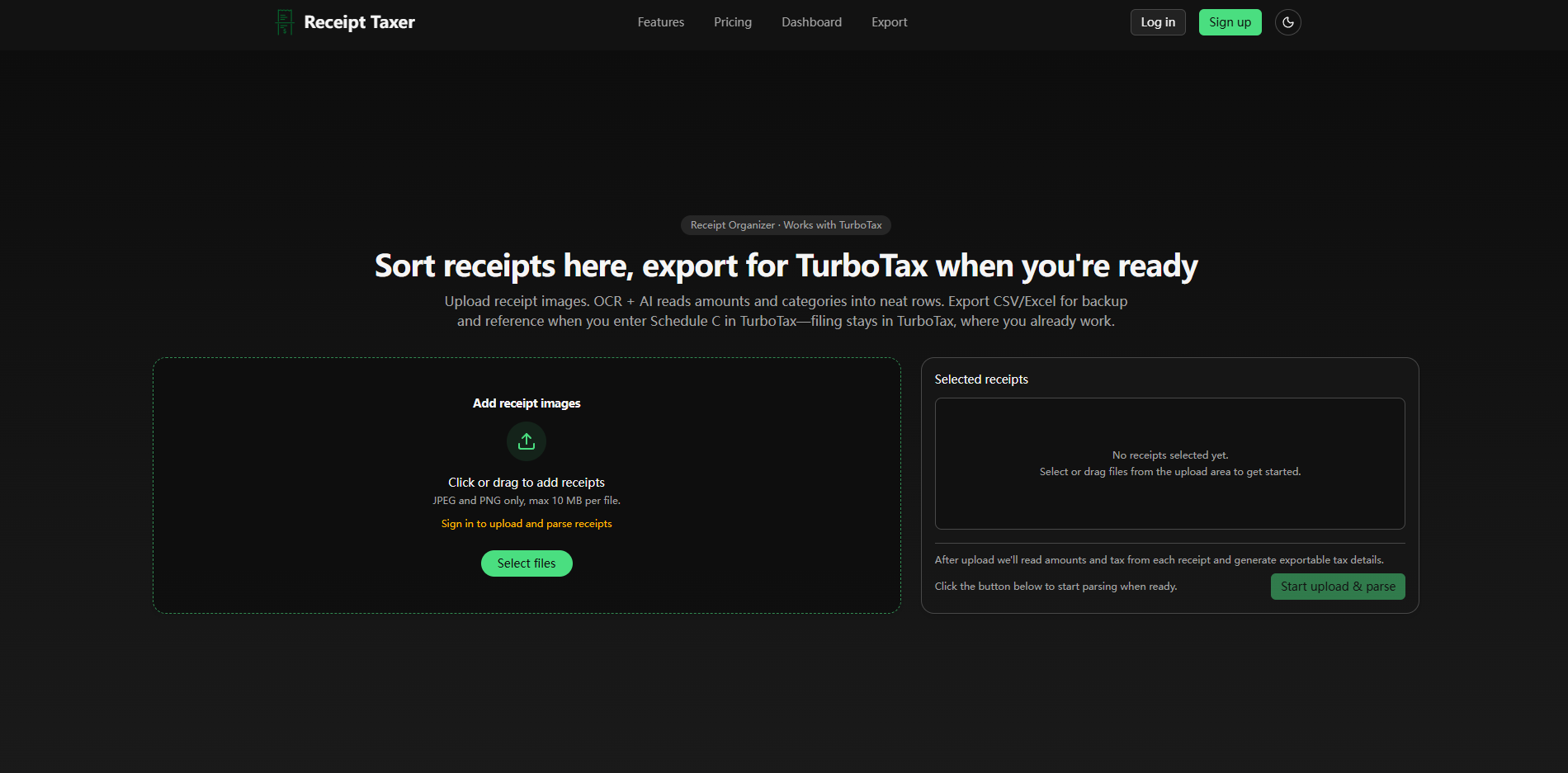 Receipt Taxer