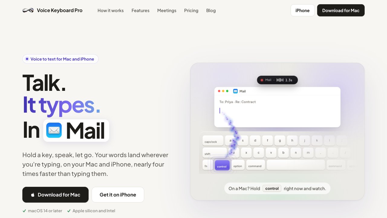 Voice Keyboard Pro